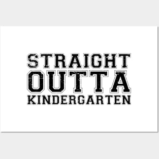 Straight Outta Kindergarten kindergarten teacher Posters and Art